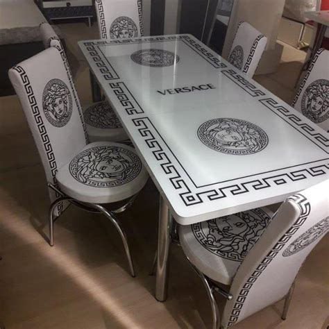 versace kitchen table colorful